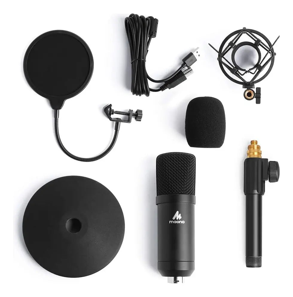 Kit de Micrófono USB de Condensador Profesional